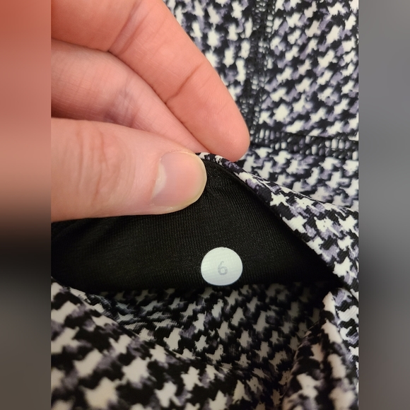 Lululemon Wunder Short 2” Mini Scatter Star Arctic Grey Black Sz 6 Luxtreme - Picture 5 of 11
